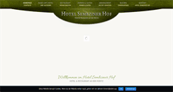Desktop Screenshot of hotel-sembziner-hof.de